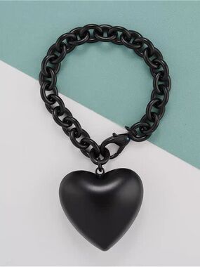 Roxanne Assoulin The Puffy Heart Bracelet Black